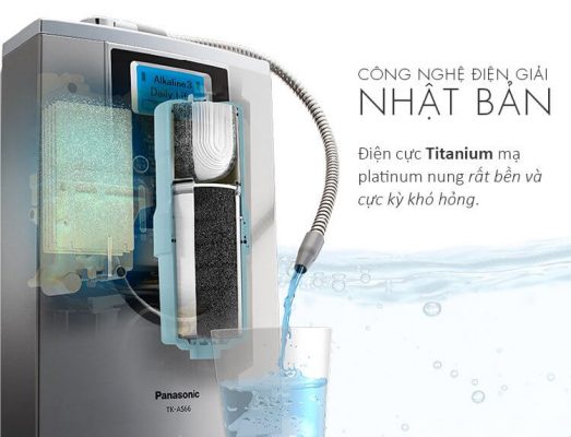 Máy điện giải ion kiềm Panasonic TK-AS66 7 cong nghe dien giai nhat ban