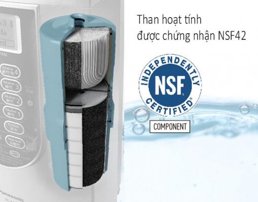 Máy điện giải ion kiềm Panasonic TK-AS66 6 than hoat tinh
